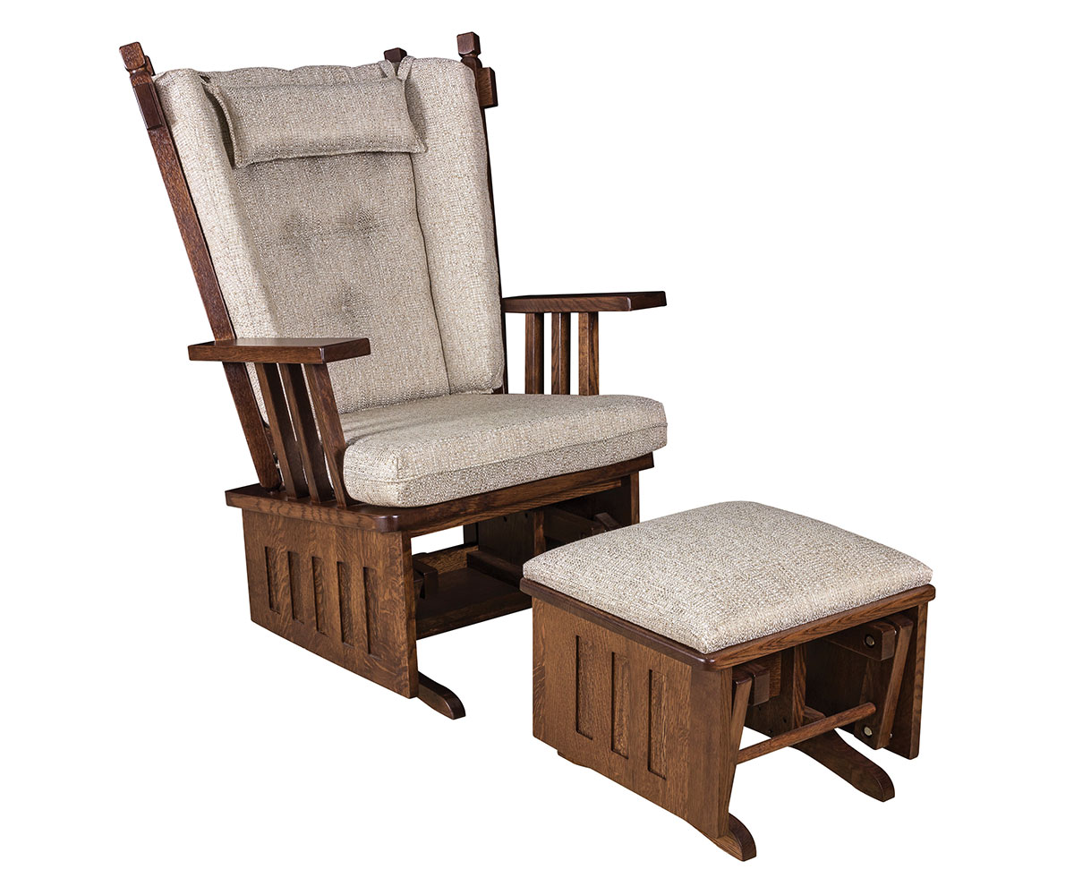 J. Mission Glider Hardwood Creations