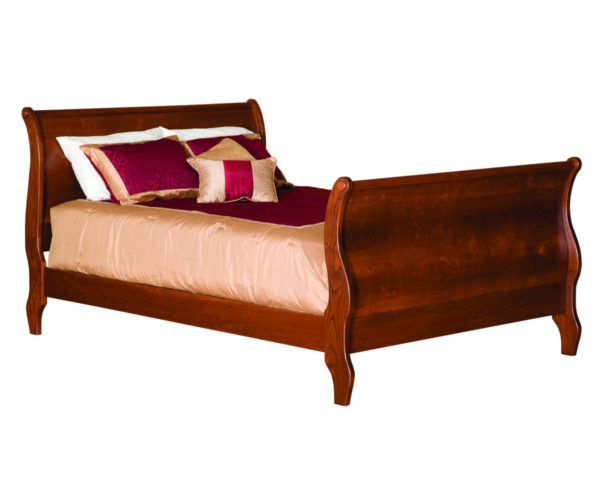 Country Mission Solid Sleigh Bed Hardwood Creations
