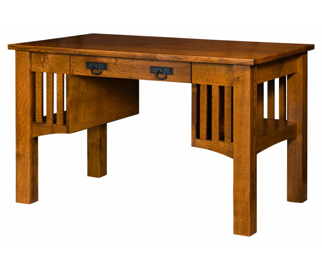 Mission Bookcase Writing Desk Hardwood Creations