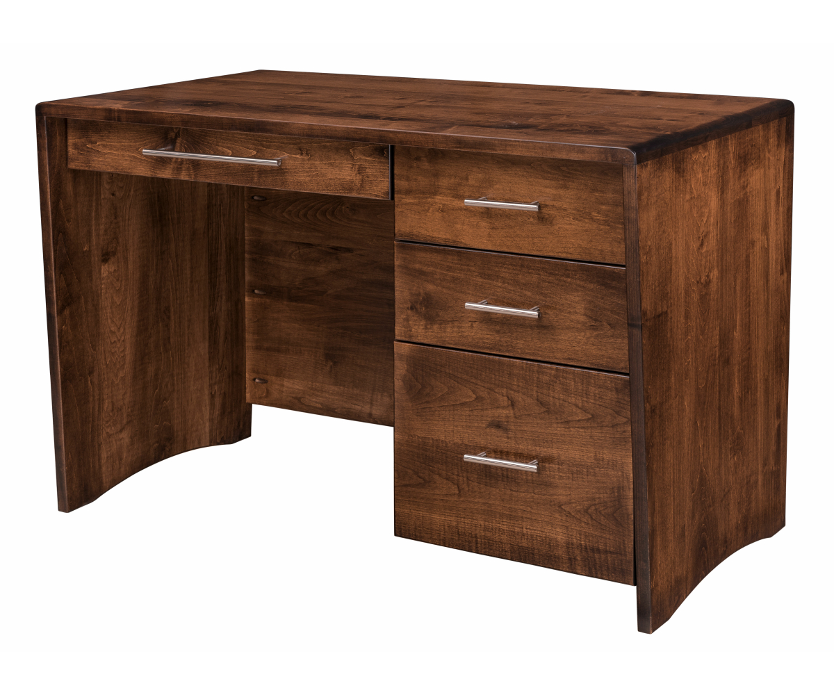 Nova Single Pedestal Desk Hardwood Creations