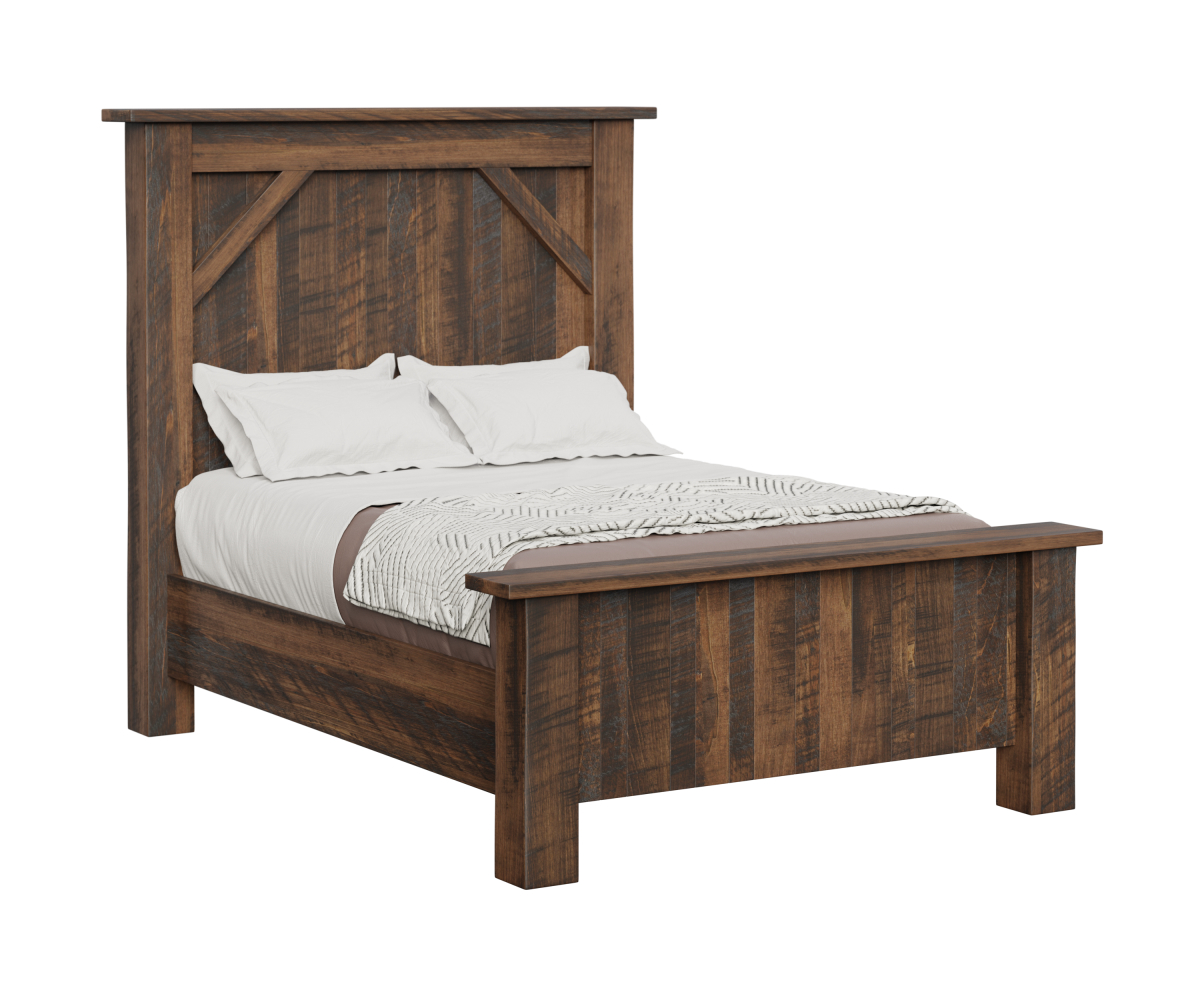 Portland Queen Bed Hardwood Creations