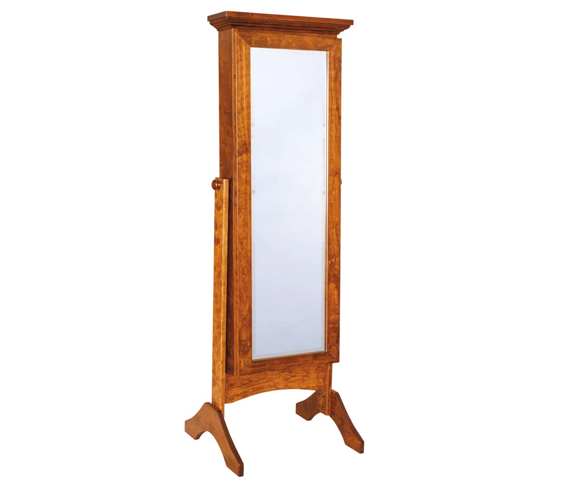 Mission Cheval Mirror Hardwood Creations