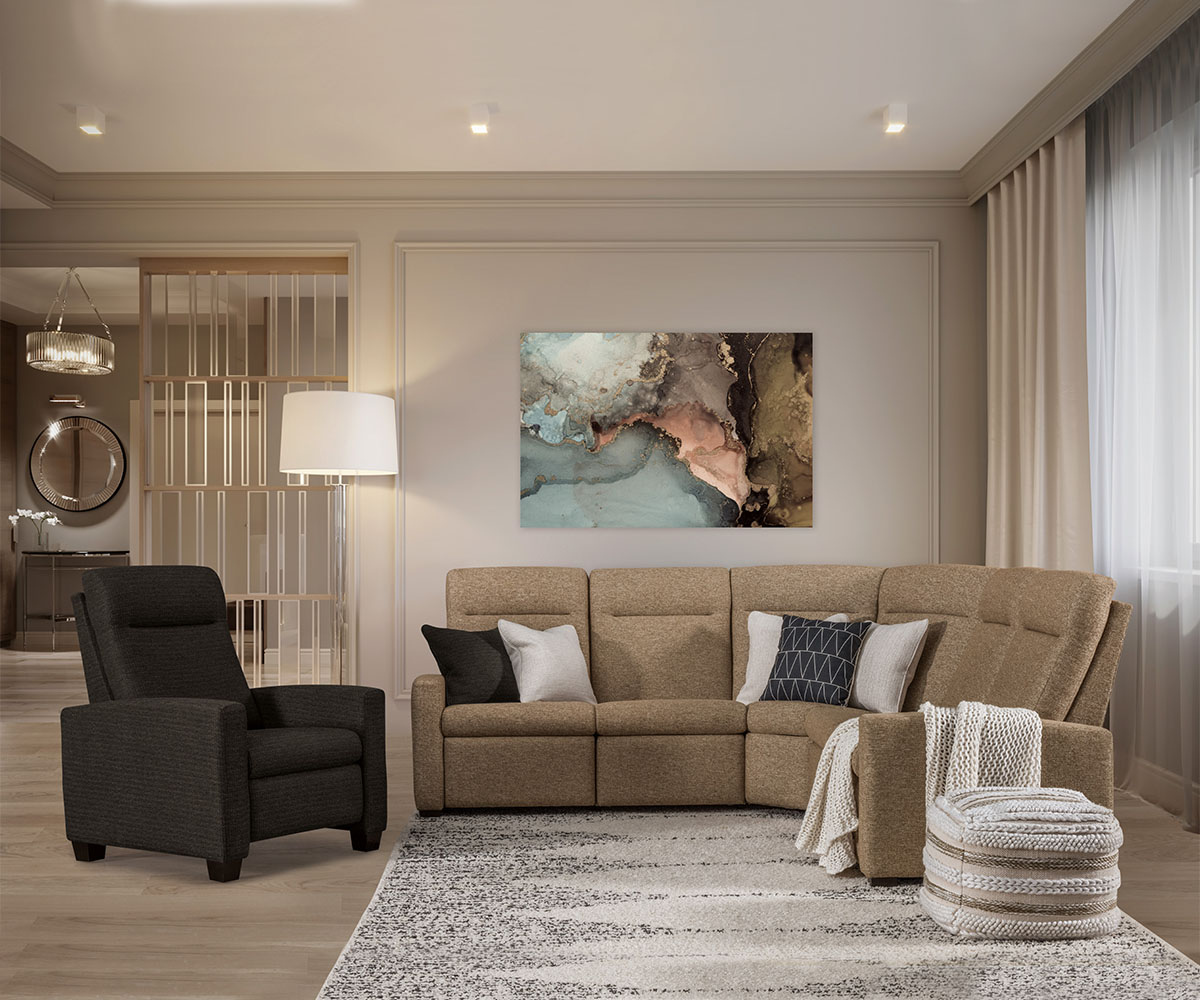 Harmony Wallhugger Sofa Recliner - Image 4