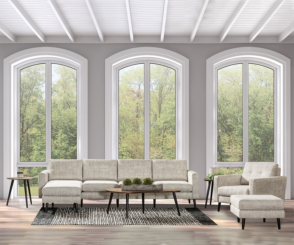 Serene Love Seat Flat Arm - Image 2