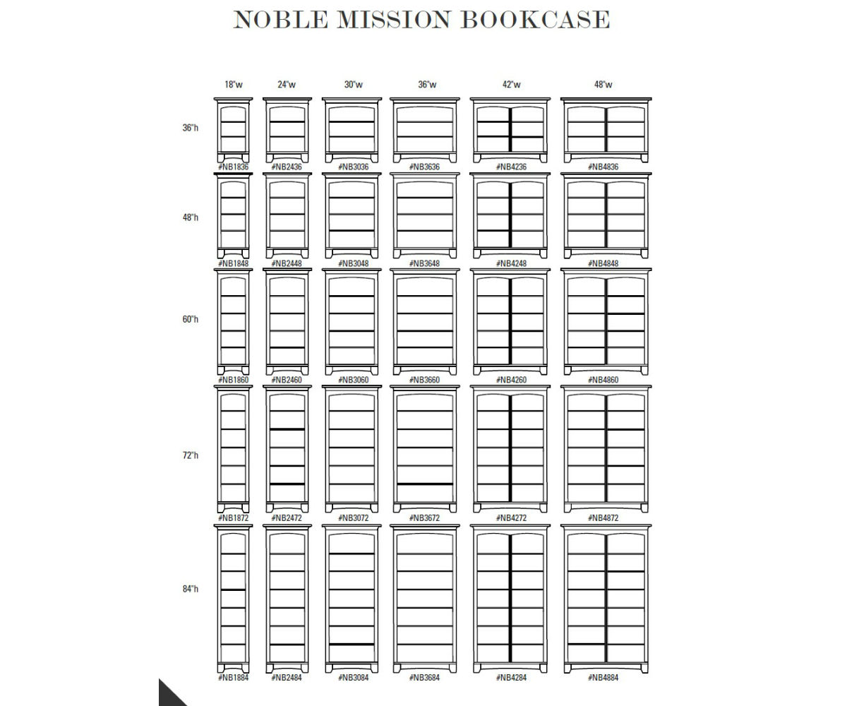 Noble Mission Bookcase - Image 3