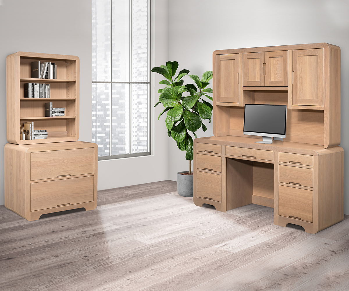 Europa Single Pedestal Desk - Image 2