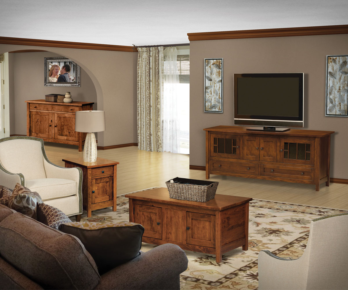 Centennial Entertainment Center with Doors - Image 4