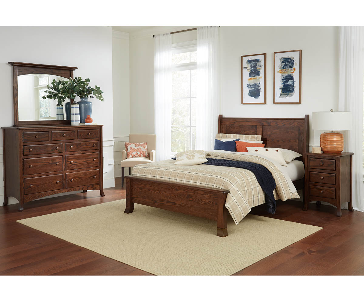 Carlisle 1 Drawer 2 Door Nightstand - Image 7