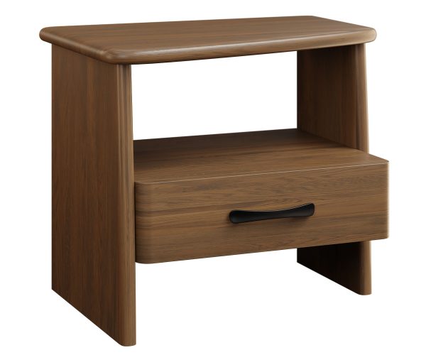 Pueblo 1 Drawer Nightstand Curved