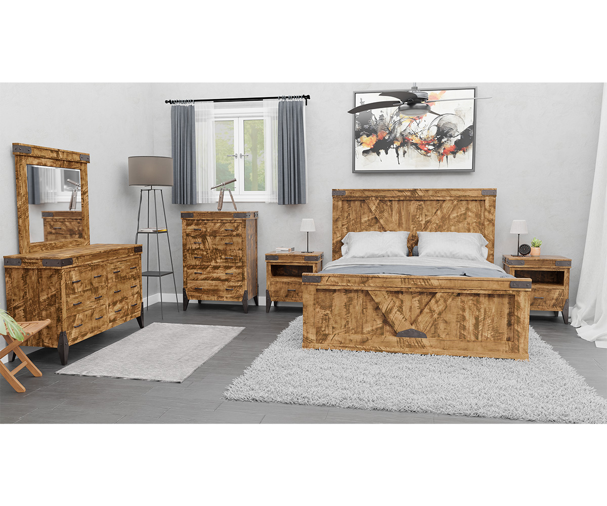 Vegas 2 Drawer Nightstand - Image 2