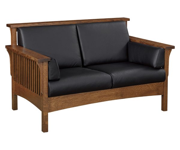 Highback Slat Loveseat