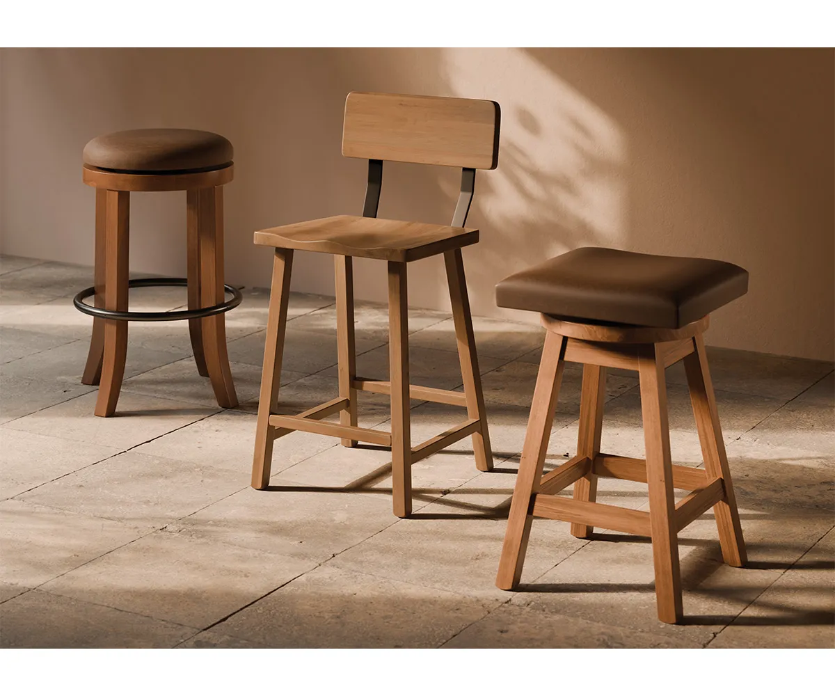 Barret Swivel Barstool - Image 2